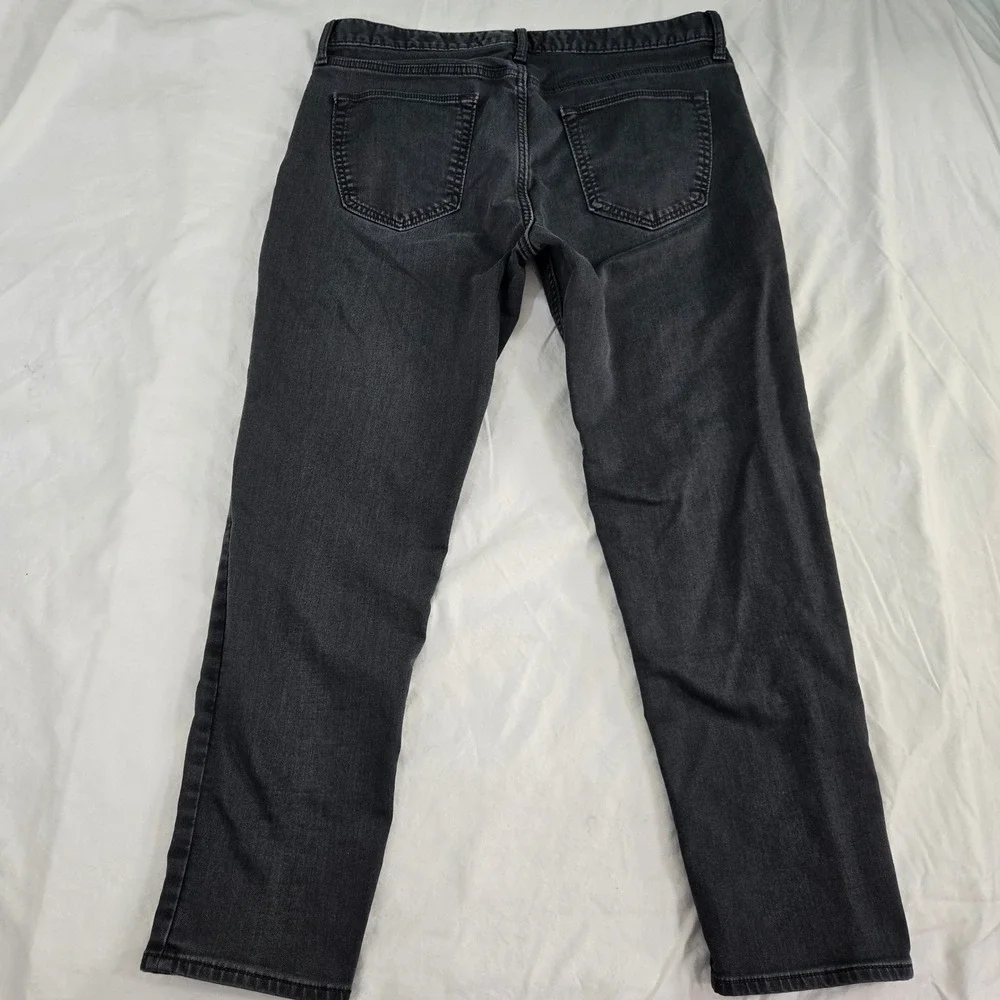 Banana Republic Mens Travel Jean Athletic Fit Charcoal Heat Jeans 35x30 Stretch